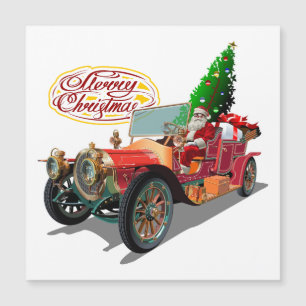 Kerstmis vintage auto