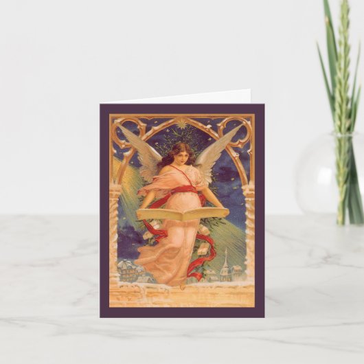 Kerstmis Vintage Bedankt (Voorkant)