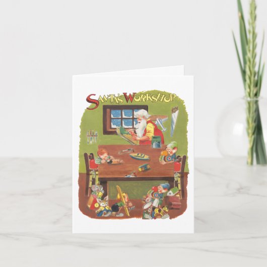 Kerstmis Vintage Bedankt (Voorkant)
