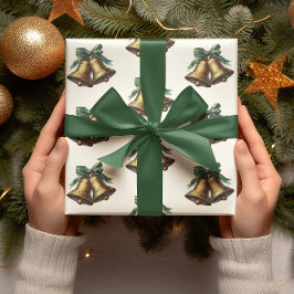 Kerstmis Vintage Bellen Inpakpapier