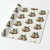 Kerstmis Vintage Bellen Inpakpapier (Uitgerold)