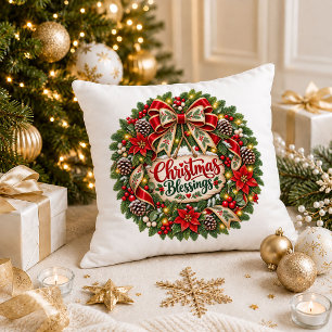 Kerstmis Vintage Citaat Worp Kussen Ontwerp