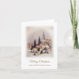 Kerstmis vintage kaart