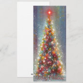 Kerstmis Vintage Kerstboom Feestdagenkaart (Voorkant / Achterkant)