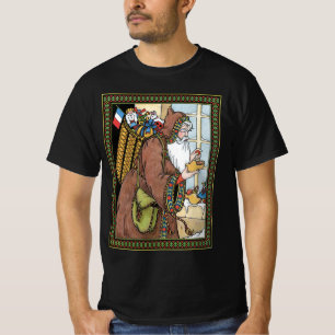 Kerstmis Vintage, Kerstman Speeltjes Klompen Schoe T-shirt
