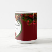 Kerstmis Vintage Koffie/Warme Chocolade Mok (Center)