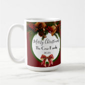Kerstmis Vintage Koffie/Warme Chocolade Mok (Links)