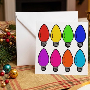 Kerstmis Vintage Lichtpeertjes Kaart