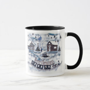 Kerstmis, vintage mok