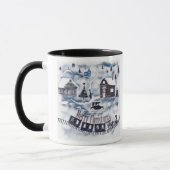 Kerstmis, vintage mok (Links)