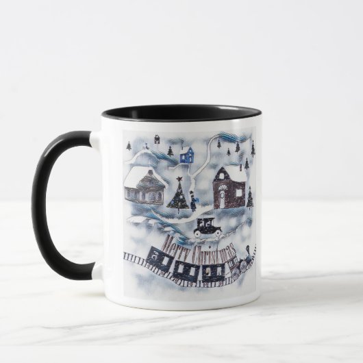 Kerstmis, vintage mok (Links)
