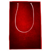 Kerstmis Vintage Rood Medium Cadeauzakje (Voorkant)