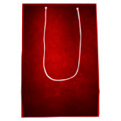 Kerstmis Vintage Rood Medium Cadeauzakje (Achterkant)