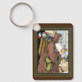 Kerstmis Vintage, Sinterklaas Speelgoed Klompen Sc Sleutelhanger (Voorkant)