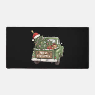 Kerstmis Vintage Truck Prettig Kerstfeest Mannen V Bureaumat
