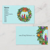 Kerstmis Visitekaartje (Voorkant / Achterkant)