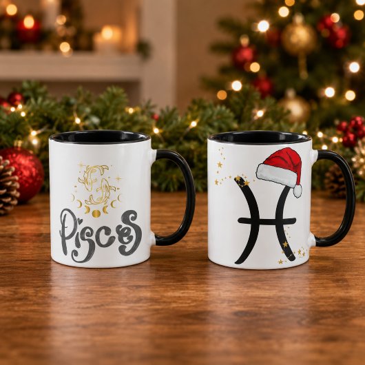 Kerstmis Vissen Zodiac Sinterklaas Hoed Mok