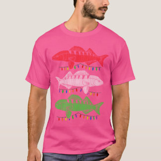 Kerstmis Vist kerstfeestdag T-shirt