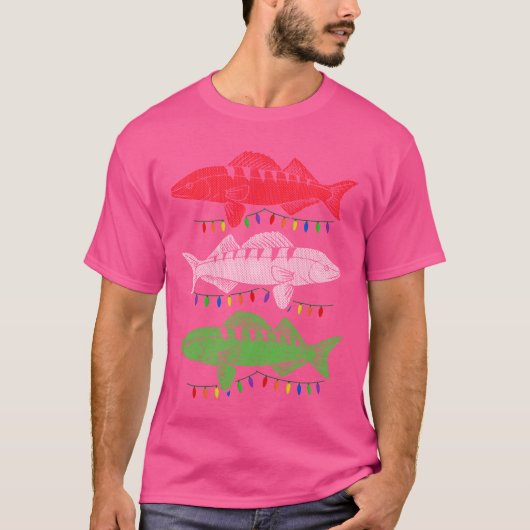 Kerstmis Vist kerstfeestdag T-shirt (Voorkant)