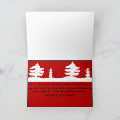 Kerstmis Vist op een kerstkaart Kaart (Binnen)