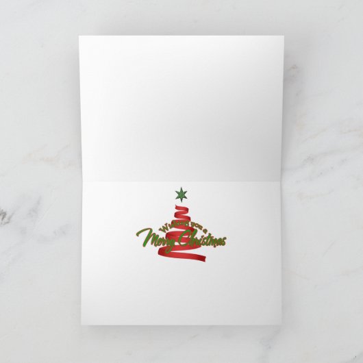 Kerstmis - Vizsla - Budda Feestdagen Kaart (Binnen)