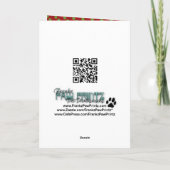 Kerstmis VOEGT UW FOTO Whimsical-boom TOE Feestdagen Kaart (Achterkant)