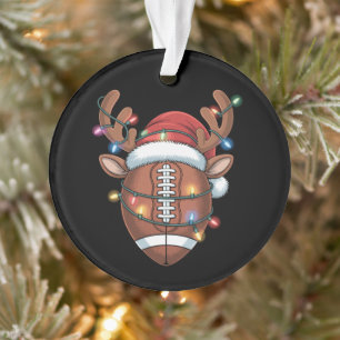 Kerstmis Voetbal Fan Santa Hoed Sport Kerstmis Ornament