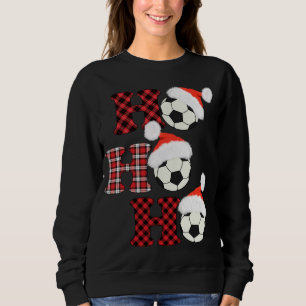 Kerstmis Voetbal Santa Head Red Pset Xmas Trui