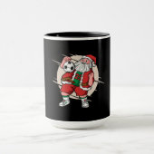 Kerstmis Voetbalspeler Mok (Midden)