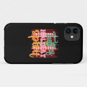 Kerstmis vol met vakantiegeest Case-Mate iPhone case (Achterkant (horizontaal))