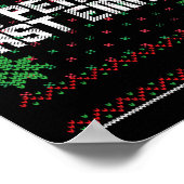 Kerstmis Volgens Mijn Laatste E-mail Sarcastisch L Poster (Hoek)