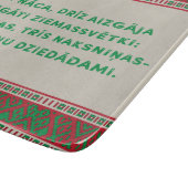 Kerstmis Volkslied I Latviesu Tautasdziesma Snijplank (Hoek)