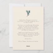 Kerstmis Volle harten Zachte familie Baby 2 foto's Feestdagenkaart (Achterkant)