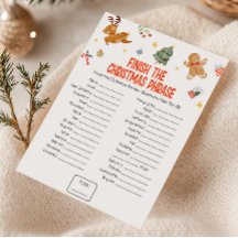 Kerstmis Voltooi het Kerstmis Zinspel