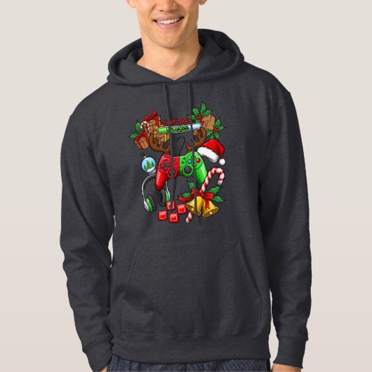 Kerstmis Volwassenen Pullover Hoodie (Voorkant)
