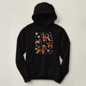 Kerstmis voor beagle overs hoodie (Design voorkant)