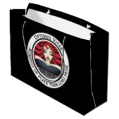 Kerstmis voor bedrijven groot cadeauzakje (Achterkant Gekanteld)