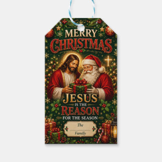 Kerstmis voor christenen | Jezus is de reden Cadeaulabel