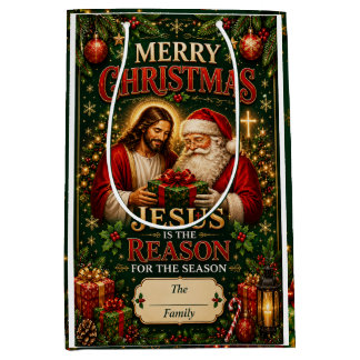 Kerstmis voor christenen | Jezus is de reden Medium Cadeauzakje