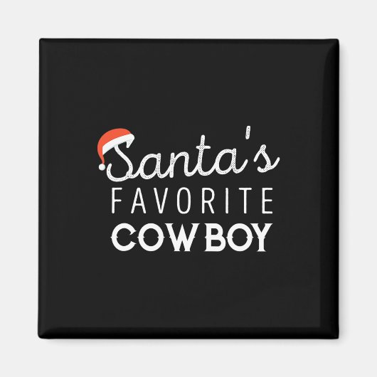 Kerstmis voor cowboys magneet (Voorkant)