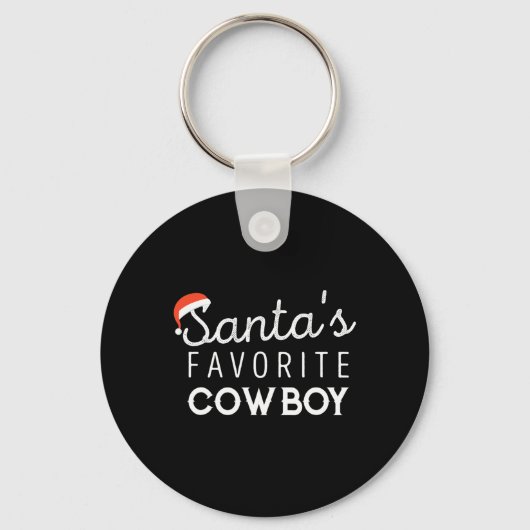 Kerstmis voor cowboys sleutelhanger (Voorkant)