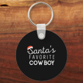 Kerstmis voor cowboys sleutelhanger (Voorkant)