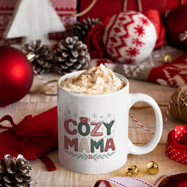 Kerstmis voor Cozy Mama Koffiemok