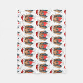 Kerstmis voor Dashond Hondenras Fleece Deken (Voorkant)