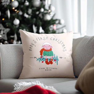 Kerstmis voor de allerkleinste Adorable Lam Sieraa Kussen