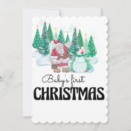 Kerstmis voor de allerkleinsten  feestdagenkaart