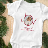 Kerstmis voor de baby romper