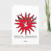 Kerstmis voor de kleine feestdagen kaart (Achterkant)