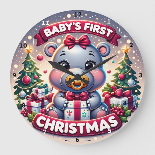 Kerstmis voor de kleine Lieve beer feestdagen Grote Klok (Voorkant)