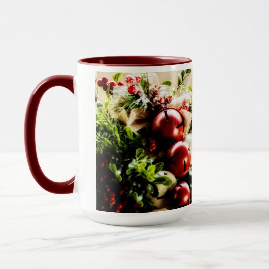 Kerstmis voor de Mok van de vogelkoffie (Links)